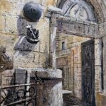 "Stations of the Cross III, Jerusalem" A painting by Rory Browne