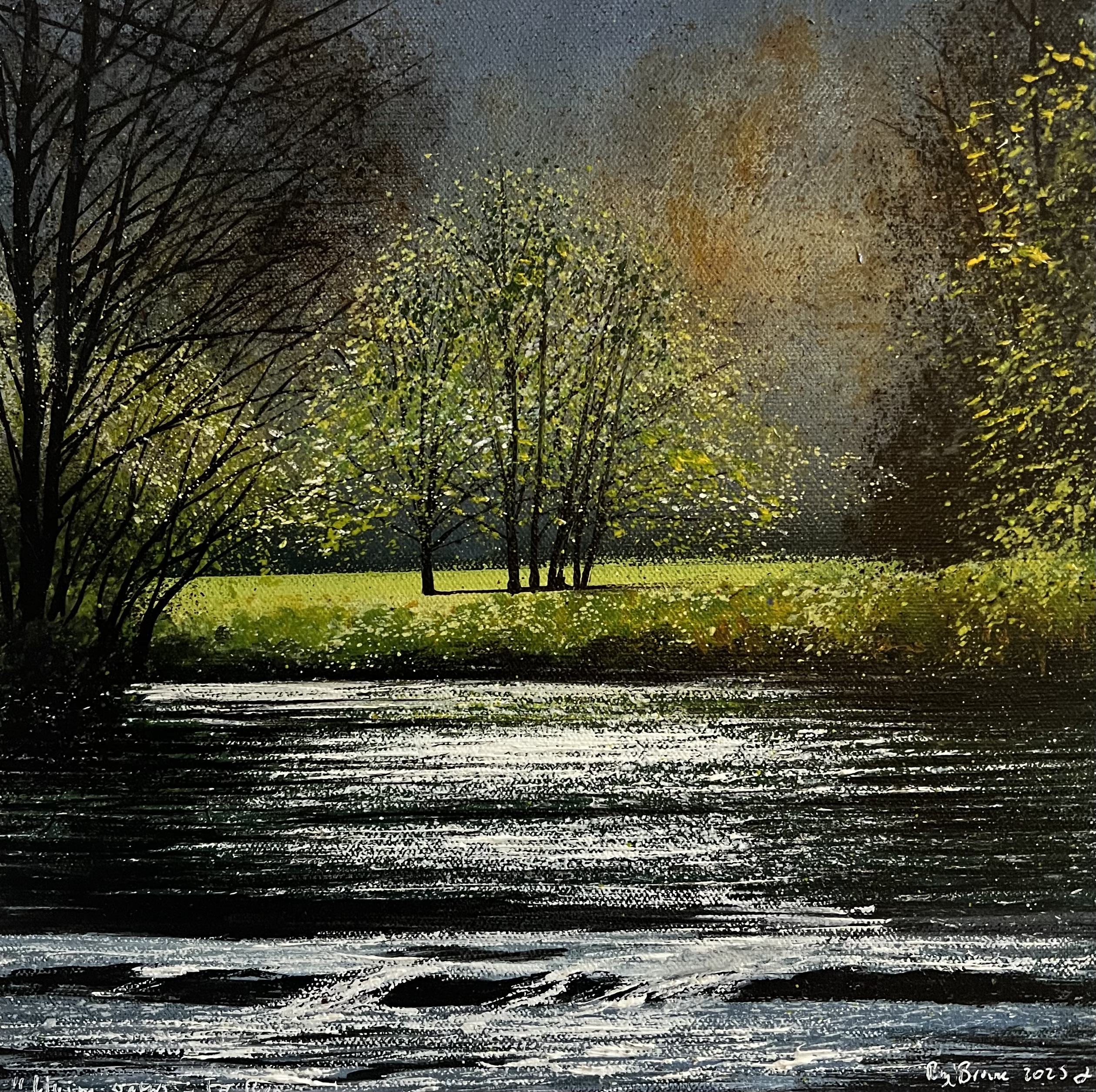 "Living Waters and Changing Seasons" A painting by Rory Browne